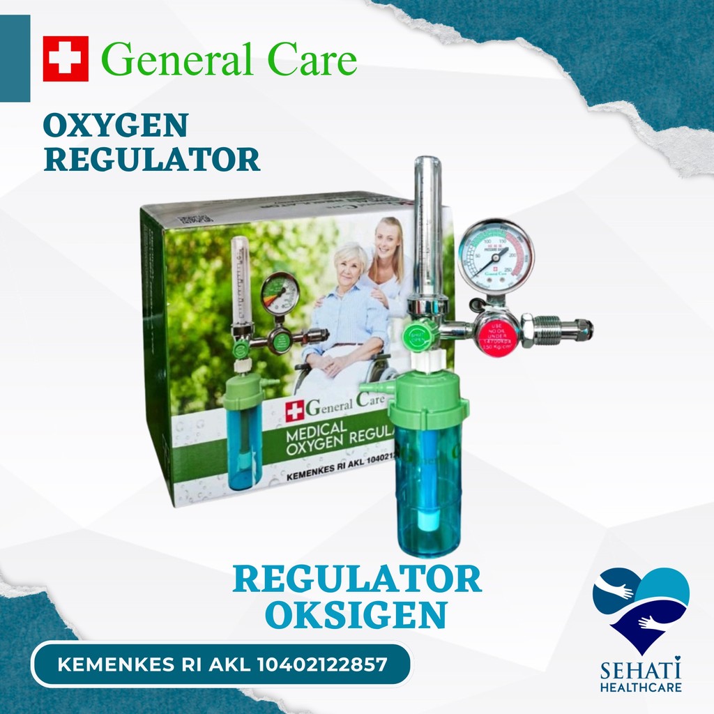 Regulator Oksigen Oxygen Tabung Oxigen Pernapasan Rumah Sakit Dinding Kesehatan