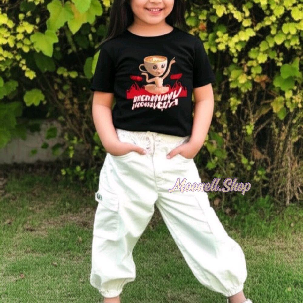 SETELAN KULOT KOREA ANAK PEREMPUAN DAN BAJU KEMERDEKAAN Usia 1-12 tahun