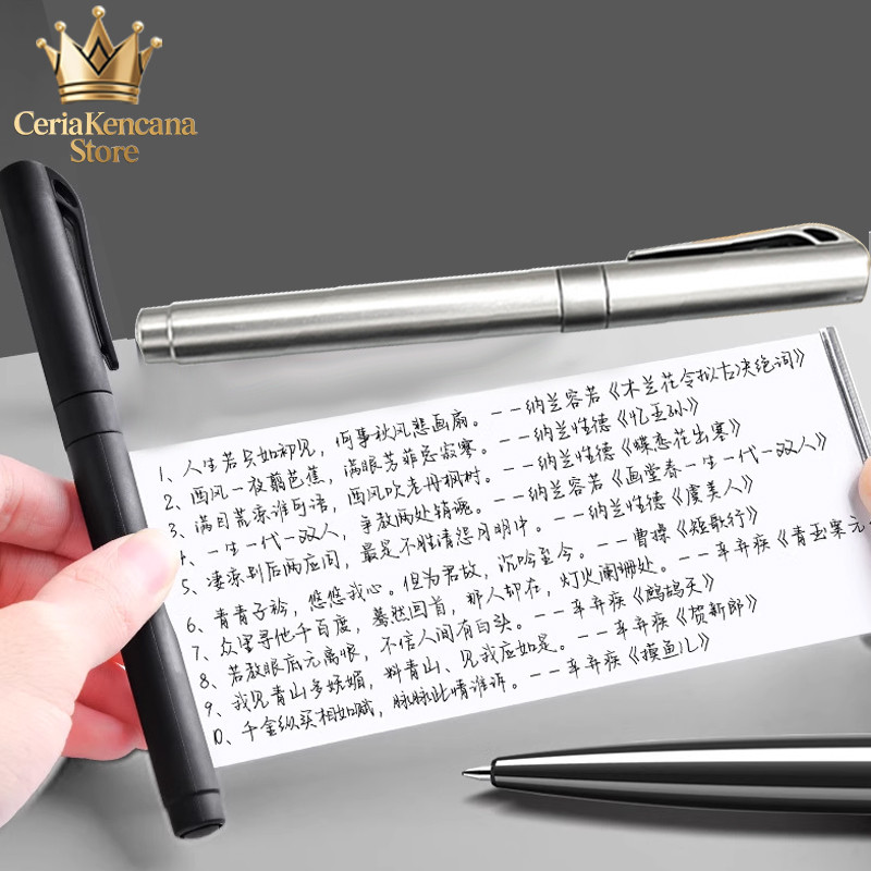 Rollout Paper Pen Pena Kertas Kosong Pullout Banner Pen Stealth Pen 0.5mm