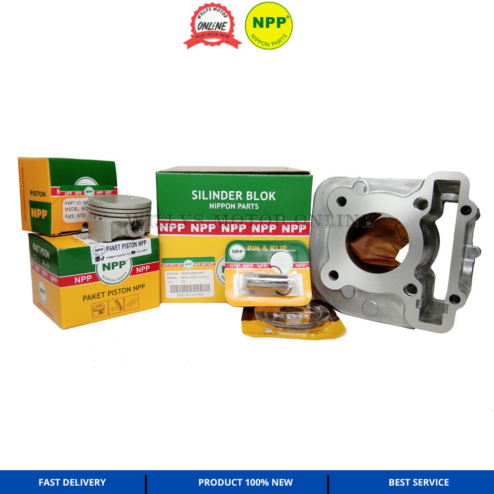 BLOK SEHER MIO J SOUL GT 115 NPP 54P Blok Boring Seher SET MIO J SOUL GT YAMAHA NPP ASPIRA NAGOYA