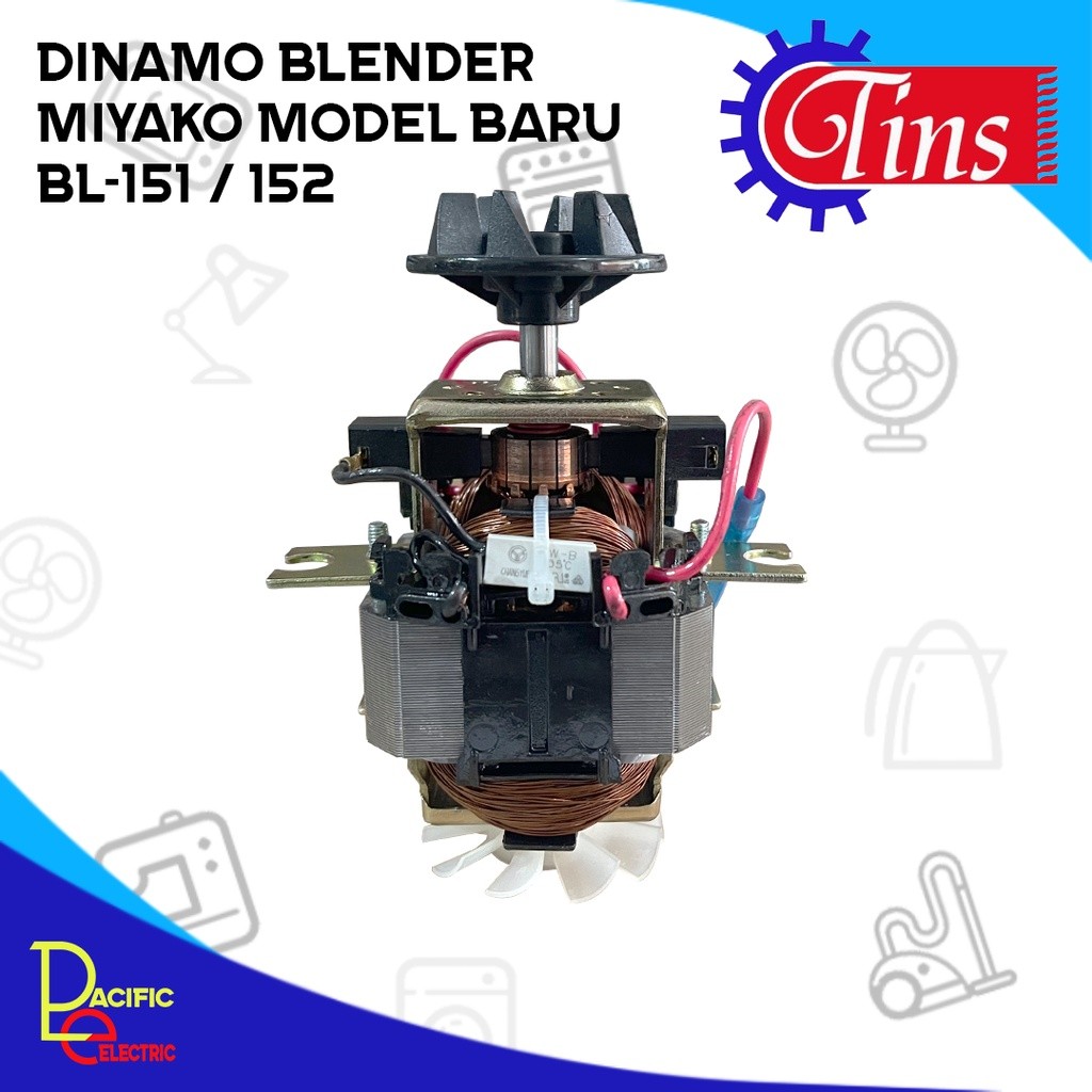 DINAMO BLENDER MIYAKO BARU BL 151-152 MOTOR BLENDER MIYAKO MODEL BARU FREE CONNECTOR