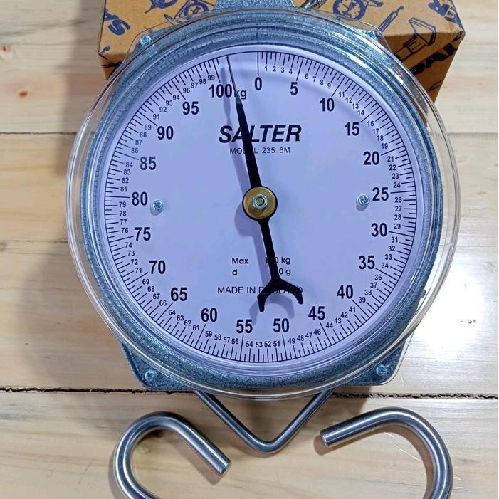 HOMZZY Timbangan Gantung Salter 25 kg, 50 kg 100 kg/ Timbangan Salter 25kg, 50kg, 100kg  Asli Englan