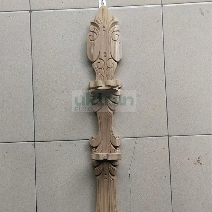 Blawong pusaka tombak minimalis ukir murah meriah UE3432