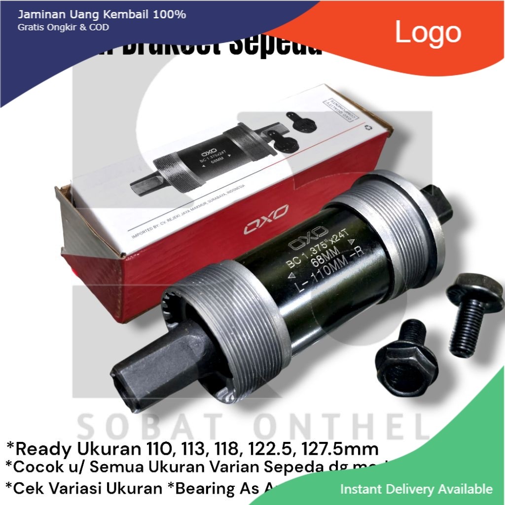BB Bottom Bracket OXO Bearing Sepeda