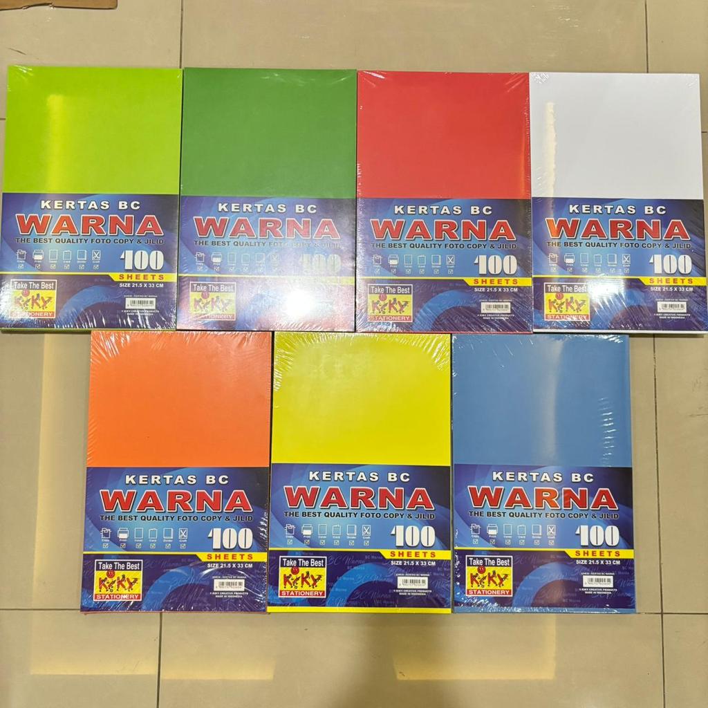(Per pack ) Kertas Buffalo Kiky / Kertas Jilid / Kertas bufalo BC Kertas Cover Sampul Jilid / Kertas