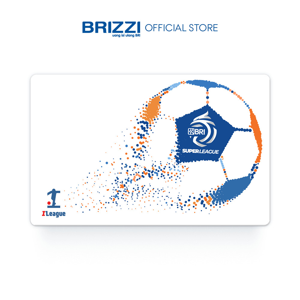 New Collection - BRIZZI Kartu Uang Elektronik Isi Ulang BRI Edisi BRI Super League