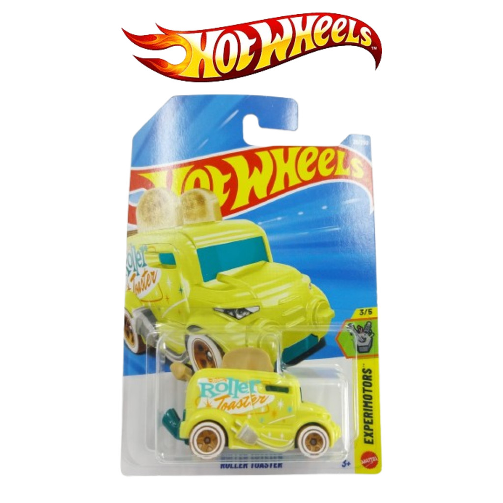 Hot Wheels Roller Toaster Kuning Tampo Roller Toaster Experimotors