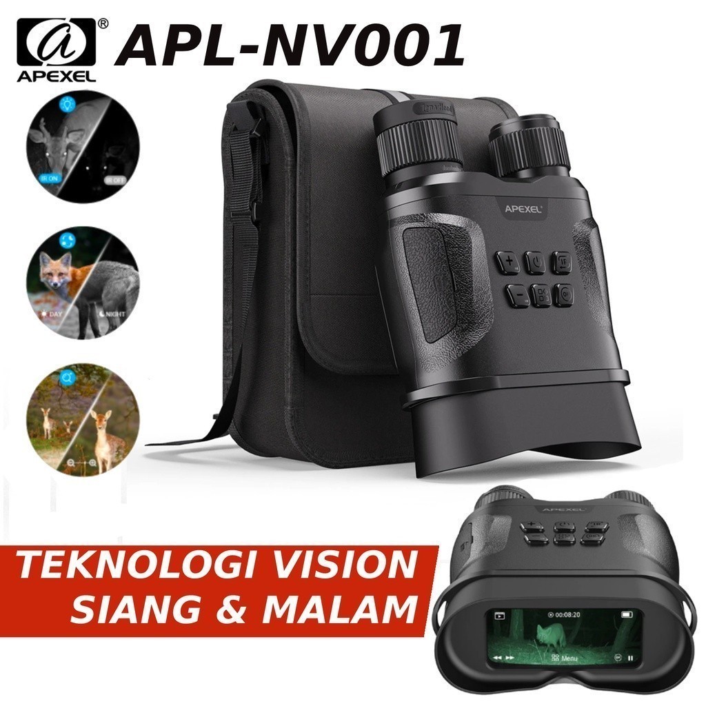 PROMO DISKON - TEROPONG APEXEL NIGHT VISION LONG DISTANCE | TEROPONG JARAK JAUH TEROPONG SIANG MALAM