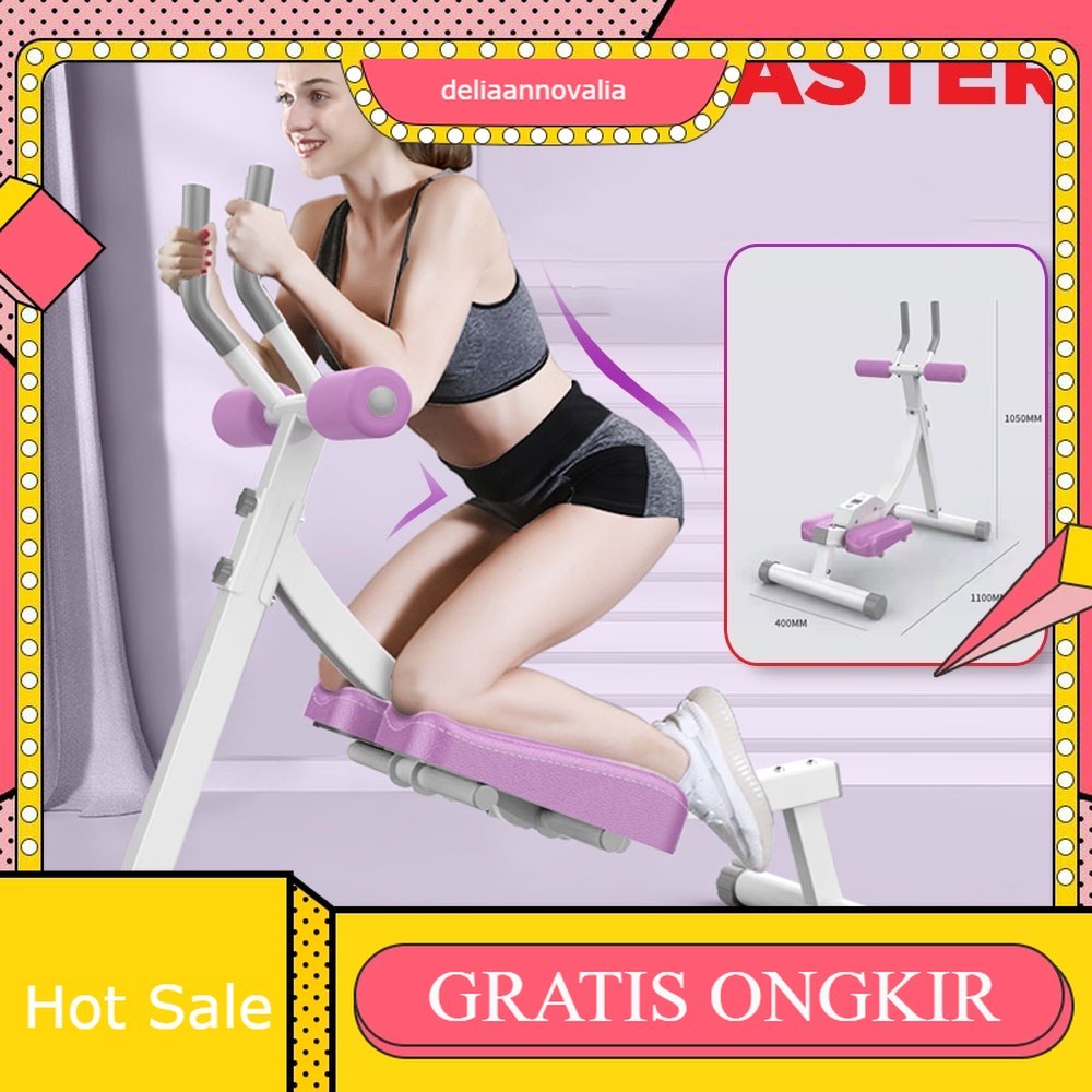 Sport AB Coaster Alat Olahraga Fitness Gym Rumah Ab Roller Abdominal Latihan Otot Perut 042-37