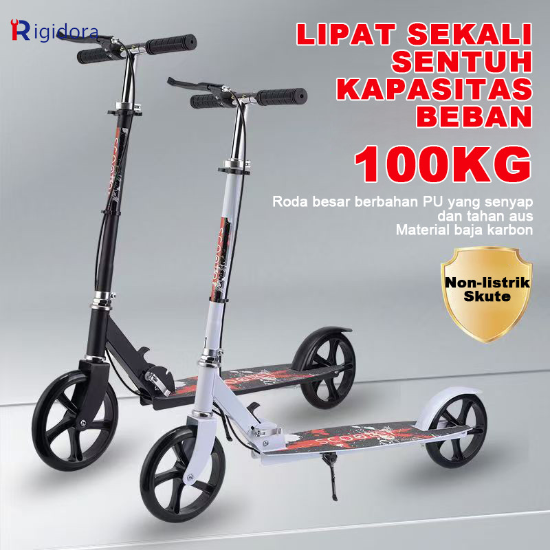 PROMORigidora Scooter Skuter Remaja Skuter Lipat Roda 2READY