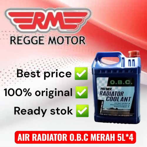 AIR RADIATOR OBC MERAH 5L*4