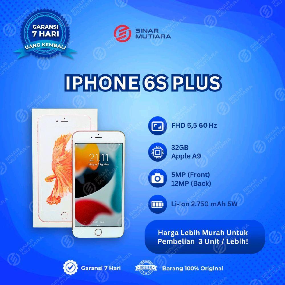 IPHONE 6S PLUS 32 GB HP SECOND ORIGINAL SINAR MUTIARA CELL
