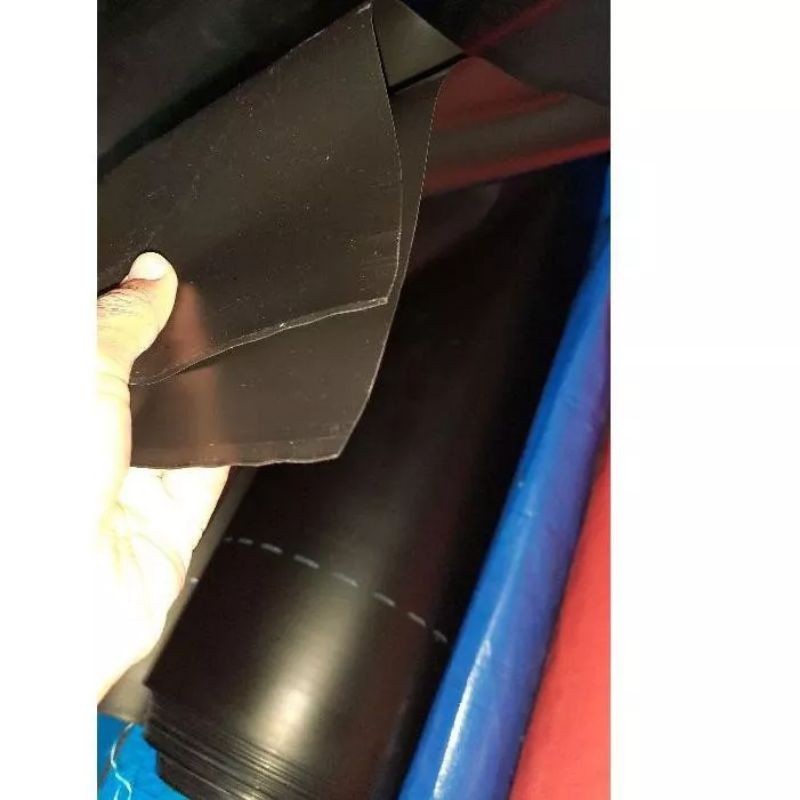 Plastik HDPE Geomembran 4 x 6 m 300 micron