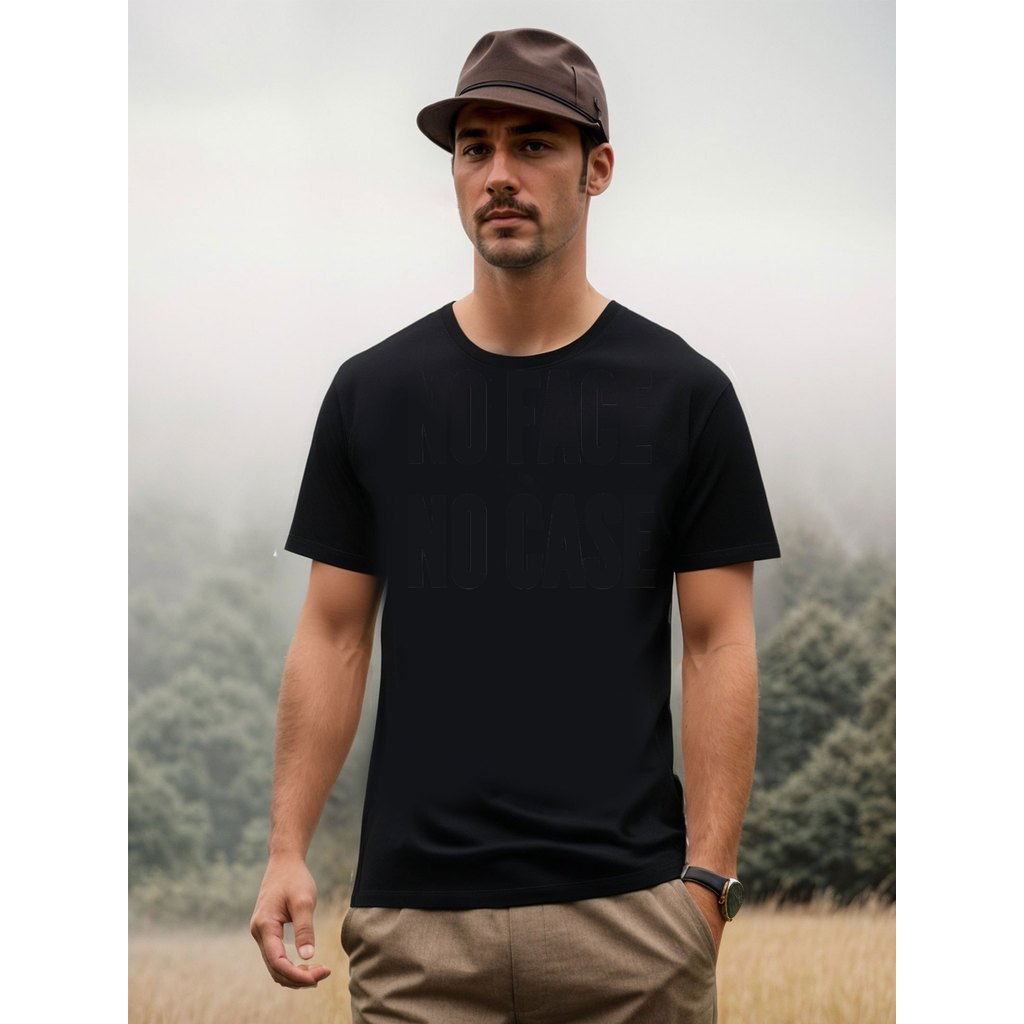 COD Kaos Pria Cotton Combo Desain Unik: Shark Pattern Kartun Cross Heart Musik CD Kucing Skull Sloga