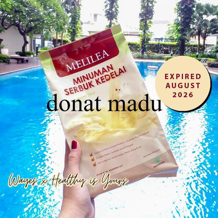 donat madu Soya Melilea Susu Kedelai Organik  Kemasan Baru - Packing Dus/Box