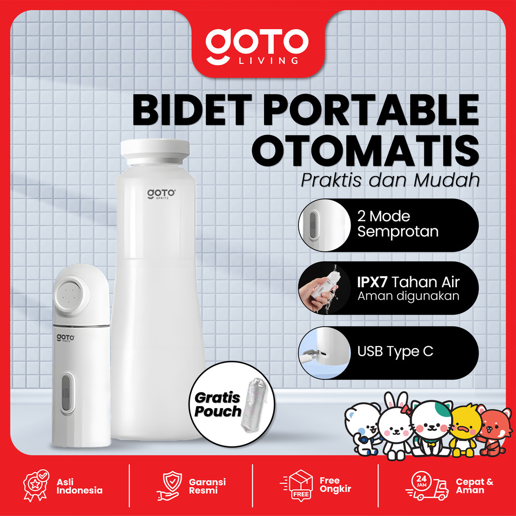 Goto Spritz Bidet Semprotan Cebok Otomatis Toilet Portable Travel