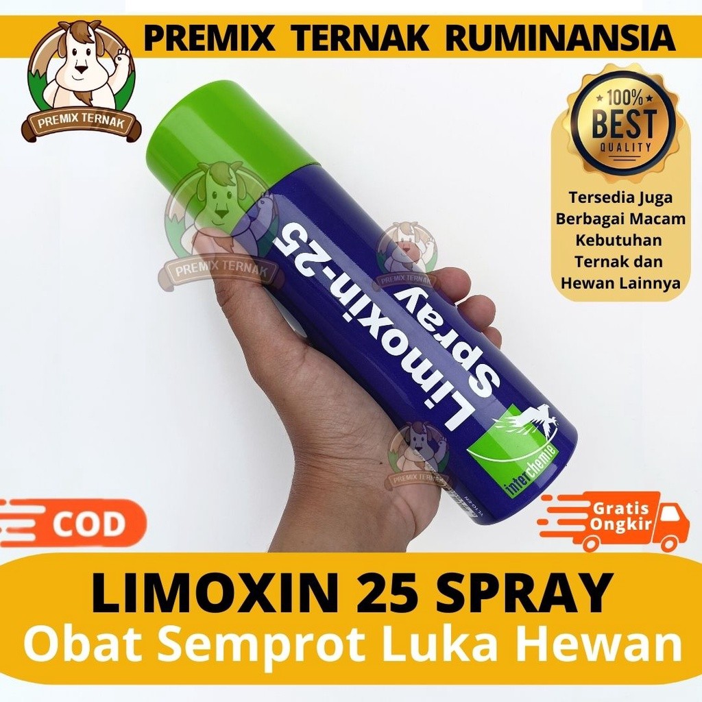 LIMOXIN 25 SPRAY - LIMOXIN SPRAY - SEMPROT LUKA HEWAN