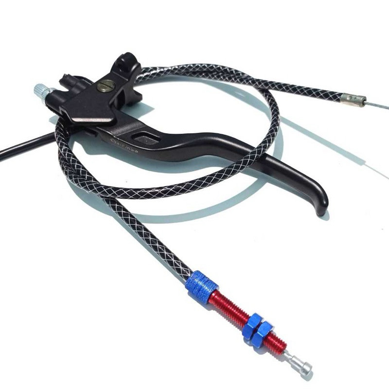 JQR_VARIASI HANDLE KIRI PLUS KABEL KOPLING 110CM UNIVERSAL SATRIA FU VIXION CB GL MEGA PRO TIGER THU