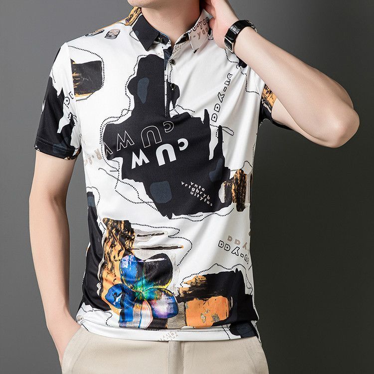 Men's Korean Style Slim Fit Polo Shirt