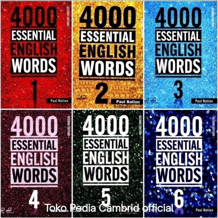 Promo Buku 4000 Essential English Words Second Edition Level 1 2 3 4 5 6 - Level 1 - Level 5 - Level