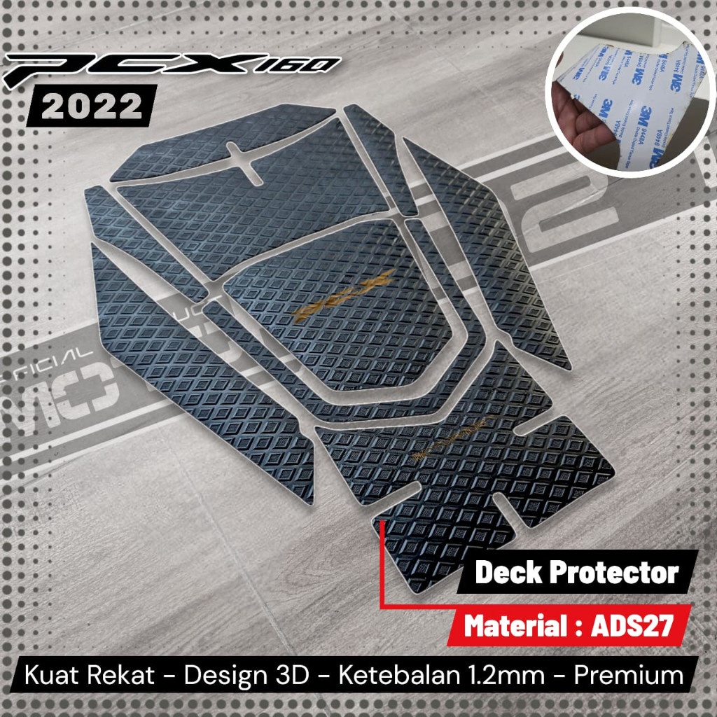 Stiker Tankpad PCX 160 2020 - 2024 Bahan Karet Premium Daya Rekat 3M Original aksesoris motor pcx