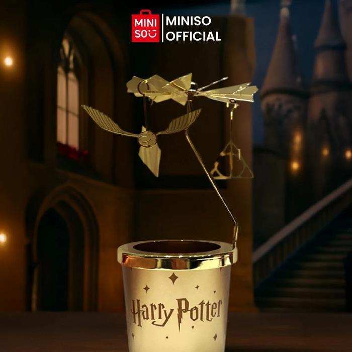 Promo Miniso Harry Potter Carousel Scented Candle Tempat Lilin Aromaterapi Dekorasi Ruangan Estetik 