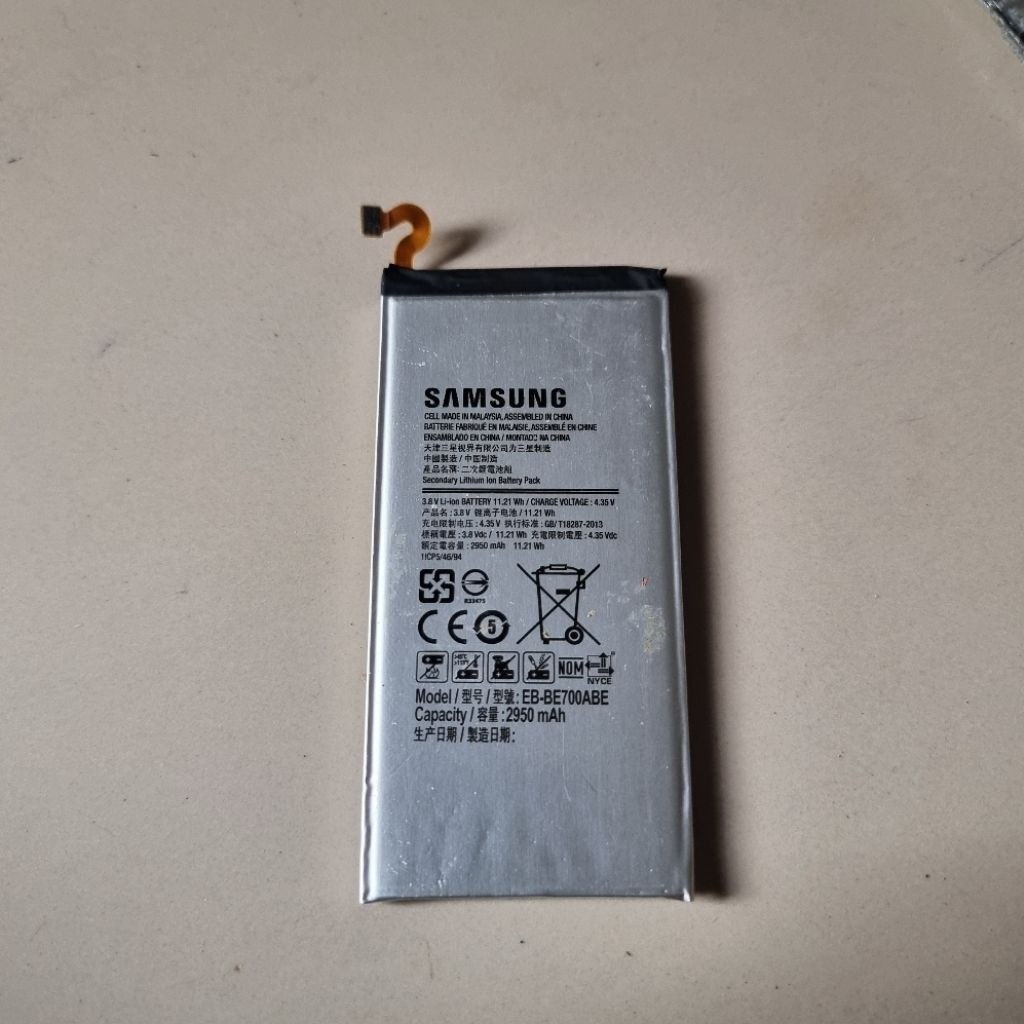 Baterai Batre Samsung Galaxy E7 / E700H/F tipe EB-BE700ABE copotan normal ampere pull batre awett si