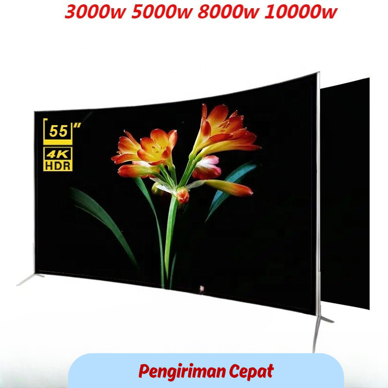 PCP Customized Advanced Hot Sale Frameless 4K UHD LED TV Curved Screen 55 Inch Smart Television TV