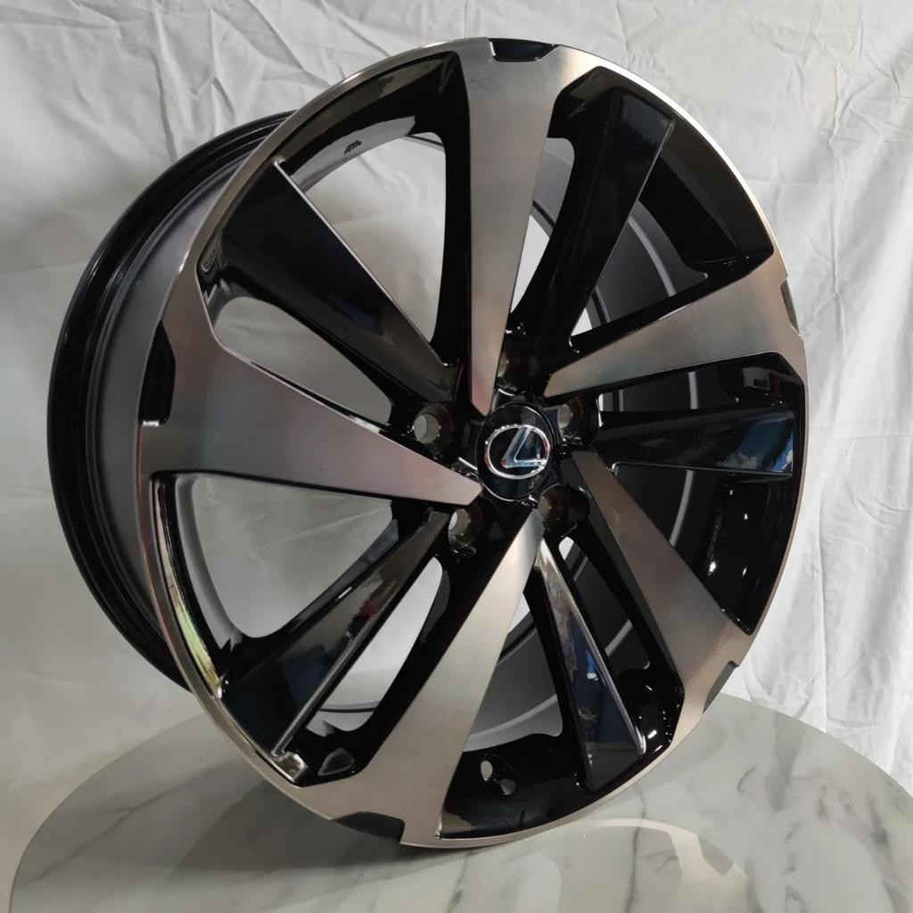 4pcs Velg LEXUS NX300  18x8.0 5H 114.3 et42 BMF/Gold Coating Ring 18 R18 Lebar 8 inci untuk Mobil To