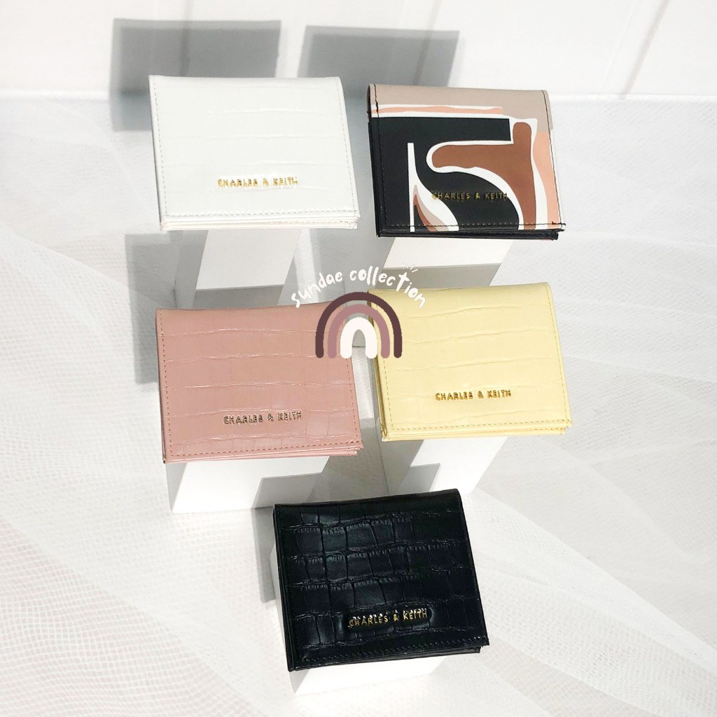 DOMOR_SHOP  DOMPET LIPAT MINI CK PRINTED WALLET - EMBOSSED TIMBUL #CK008