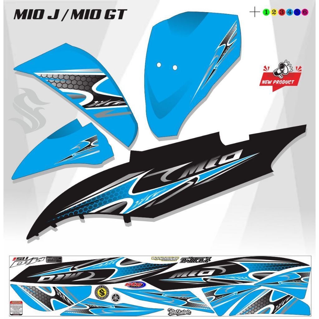 STIKER STRIPING MIO GT MIO J MOTIF KEREN SETIKER STRIPING MIO J VARIASI / VARIASI STRIPING SETIKER