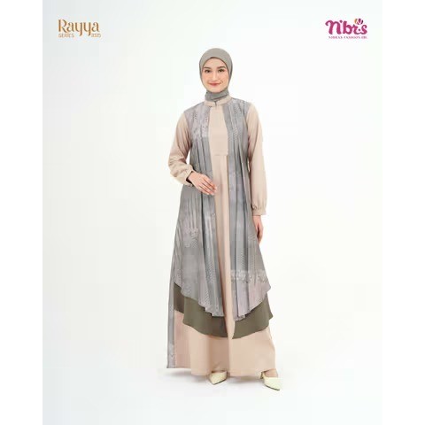 [SUPER PROMO] NIBRAS ELYS GAMIS DEWASA MOTIF SILK RAYA SERIES 2025