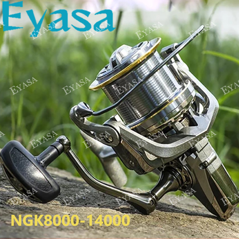 [COD] NGK Reel Pancing Laut 10000 12000 14000 Katrol Pancing Spinning Reel 8000 9000 Drag 20KG Rell 