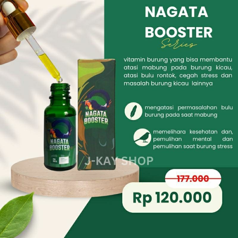 Nagata Booster Vitamin Burung Tuntaskan Mabung, Macet Bunyi dan Permasalaha Kicau / Vitamin Burung N