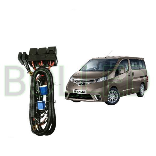 Relay Set Lampu Utama LED H4  Mobil Nissan Evalia BLD
