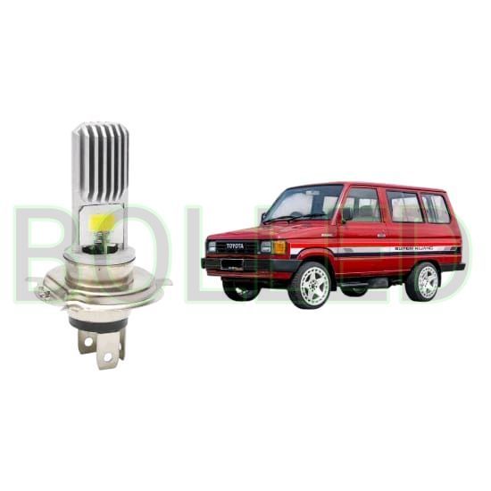 2pcs Lampu Utama LED H4 COB Mobil Toyota kijang Super BLD