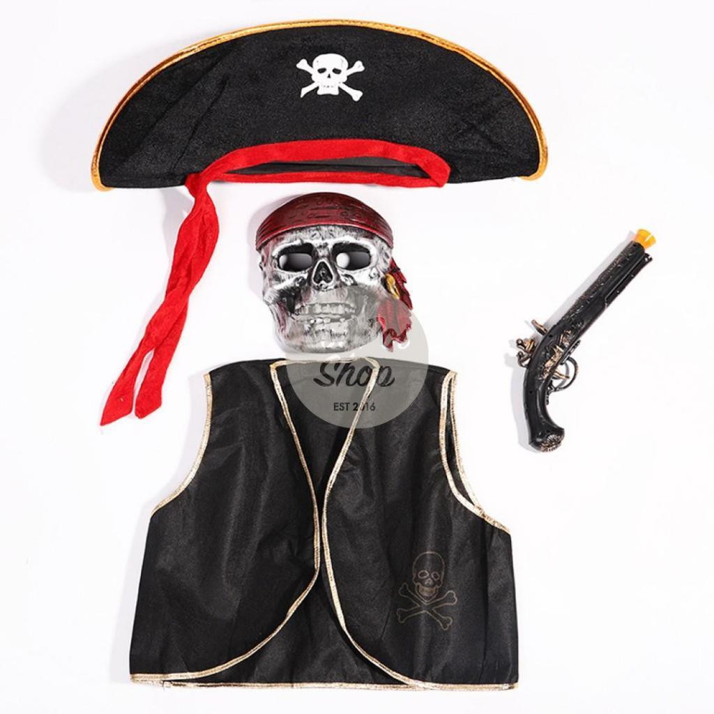 Kostum Bajak Laut Pirate Wanita Dewasa Aksesoris Pirate Set Kostum Halloween Kostum Cosplay Bajak La