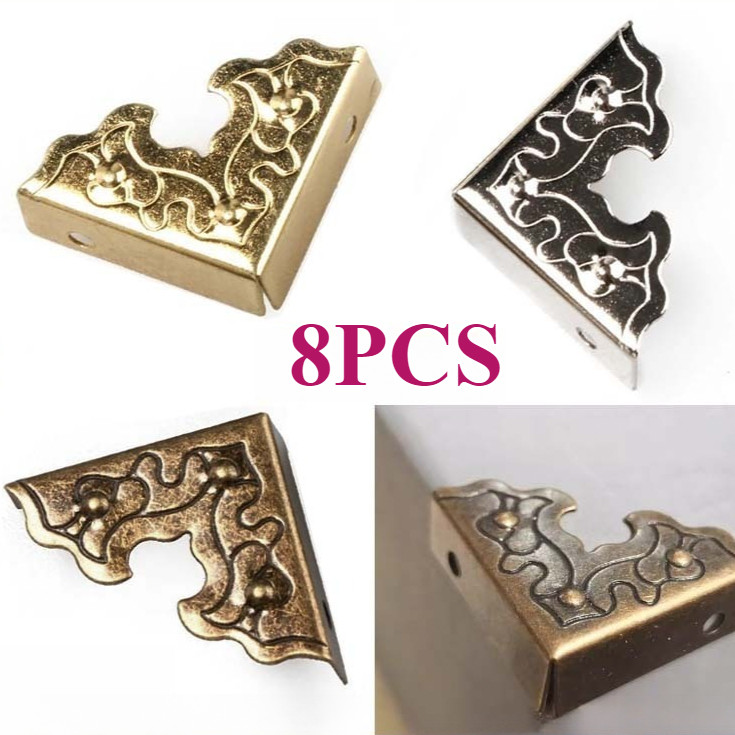 8pcs Siku Sudut Meja Pelindung Besi Siku Pelindung Sudut Pelindung Siku Meja Pelindung Sudut Buku