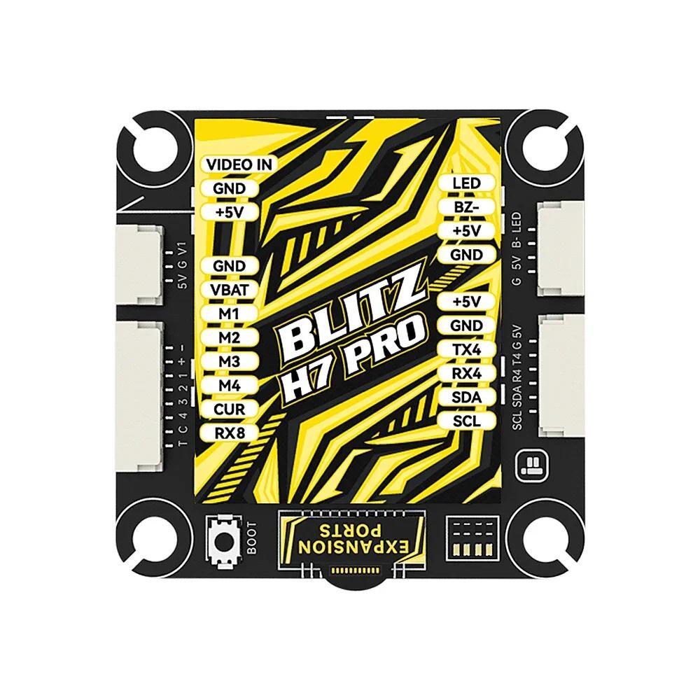 For IFlight BLITZ H7 Pro Flight Controller ICM42688 OSD AT7456E DPS310 4-8S LIPO Blackbox SD Card 35