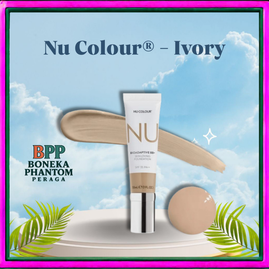 Foundation Nu Colour Bioadaptive BB Cream Ringan Nutup Noda Wajah Glowing