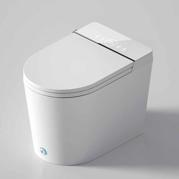 Newly 2022 Chinese Sanya Motion Sensor Long Lid Automatic Flush Electronic gital Smart Peep Compost 