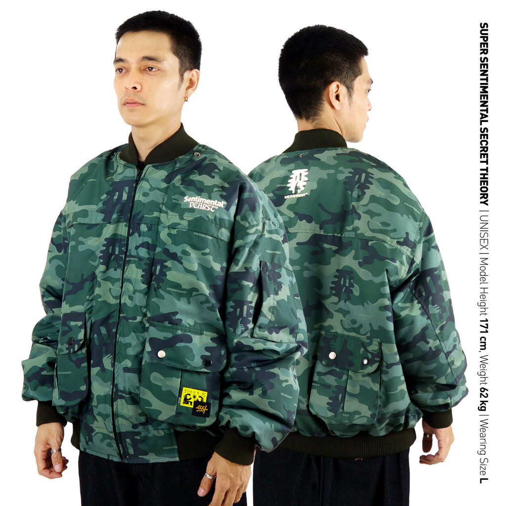 VEARSSST Bomber Jacket Camo