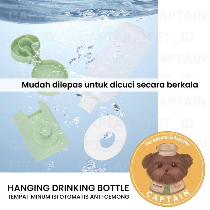 [WIN] TEMPAT MINUM ANJING KUCING HANGING PET DRINKING BOTTLE PET CAGE WATER BOTTLE KANDANG BESI HEWA