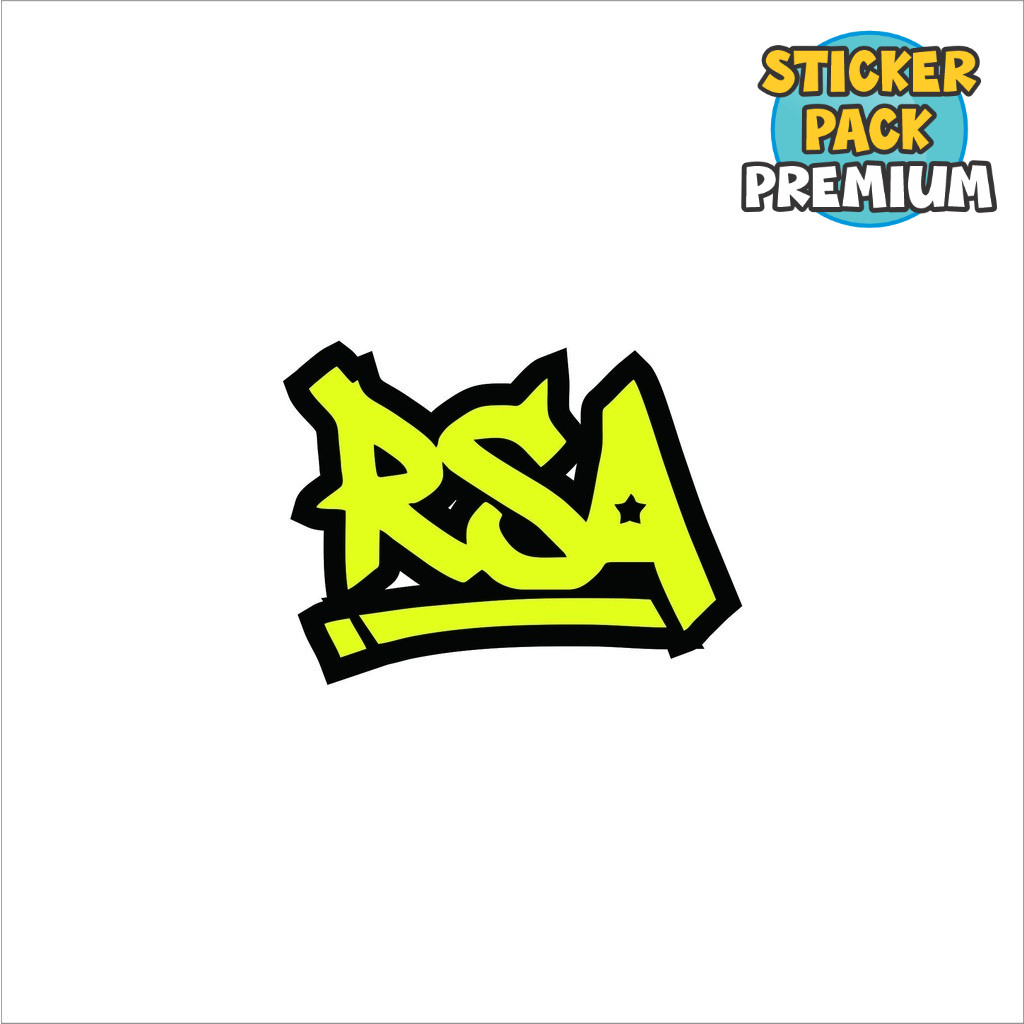 Stiker brand stiker distro bahan graftac anti air