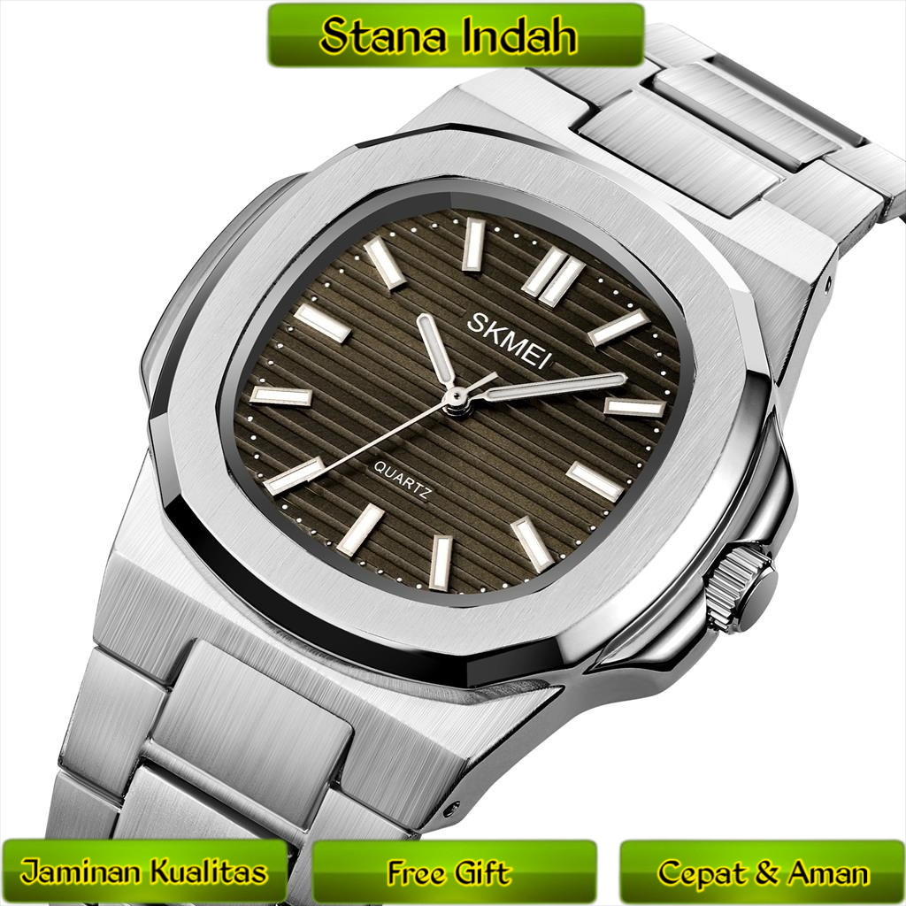 Jam Tangan Pria SKMEI 1794 Stainless Steel Men Jam Tangan Analog Original SKMEI