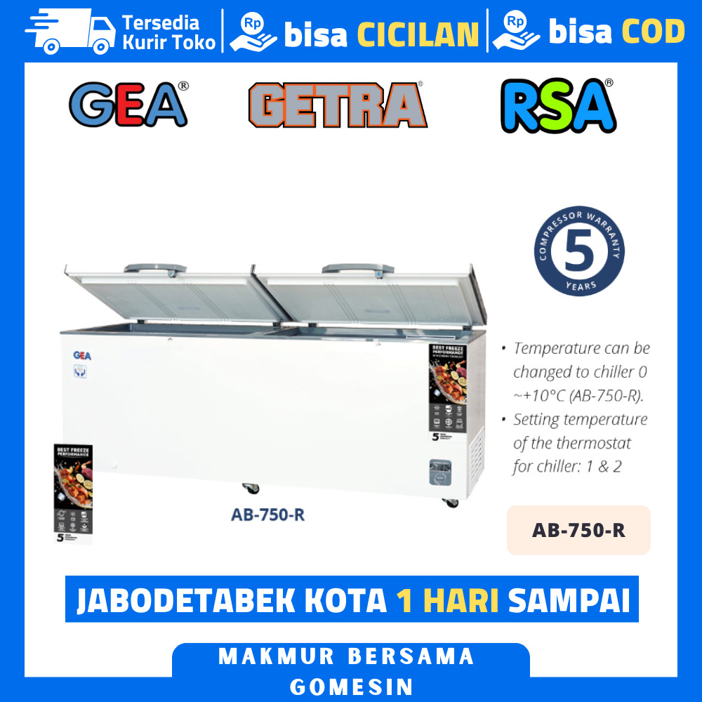 CHEST FREEZER GEA AB-750-R AB750R
