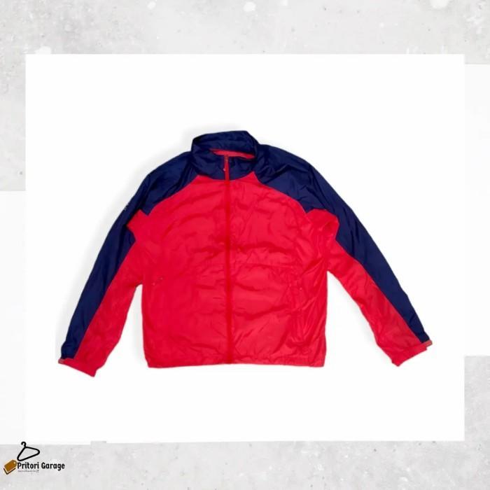 Windbreaker Outdoor Jacket The North Face Flight Series Red Navy