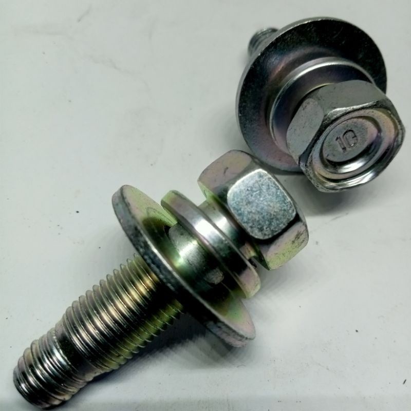 baut  m12 original baut asli Dobel ring panjang 3cm baut 17 m12x30 Baut jok canter