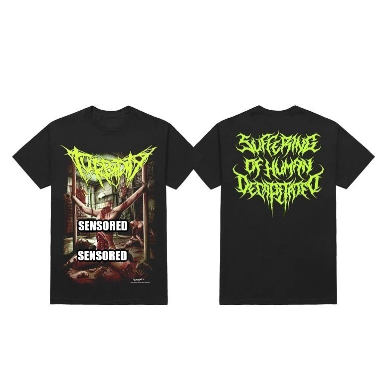 (COD) ORIGINAL T-SHIRT TURBIDITY - Suffering of human Decapitated / T-SHIRT ORIGINAL UNDERLICENSED E