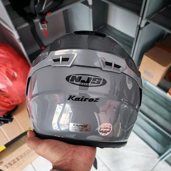 HELM SECOND NJS KAIROZ KYT KYOTO WHITE BLACK GLOSY